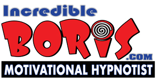 Comedy Hypnotist The Incredible BORIS logo motivational