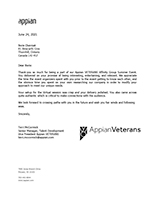 Appian Reference Letter