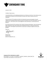 Saugeen District Secondary School Reference Letter