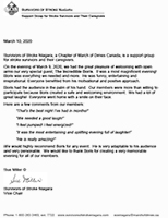 SOS Niagara Reference Letter