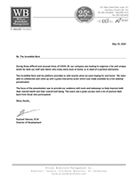 Wilson Blanchard Management Reference Letter